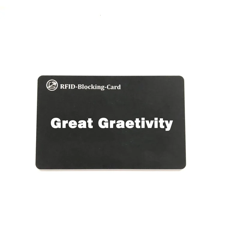 rfid屏蔽卡，rfid blocking card,保护银行卡信用卡防盗刷