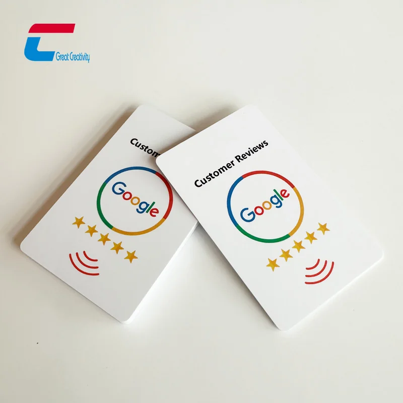 GOOGLE好评Nfc卡 NTAG 213 /215 /216 Pvc谷歌评论Nfc卡