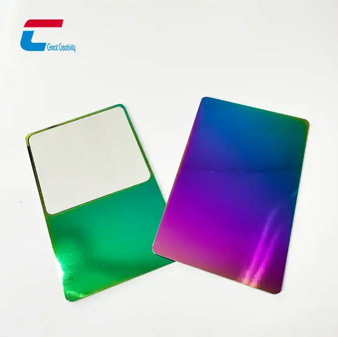 NFC金属卡激光雕刻金属NFC卡空白标准尺寸0.8mm NFC NTAG213 215 216金属名片